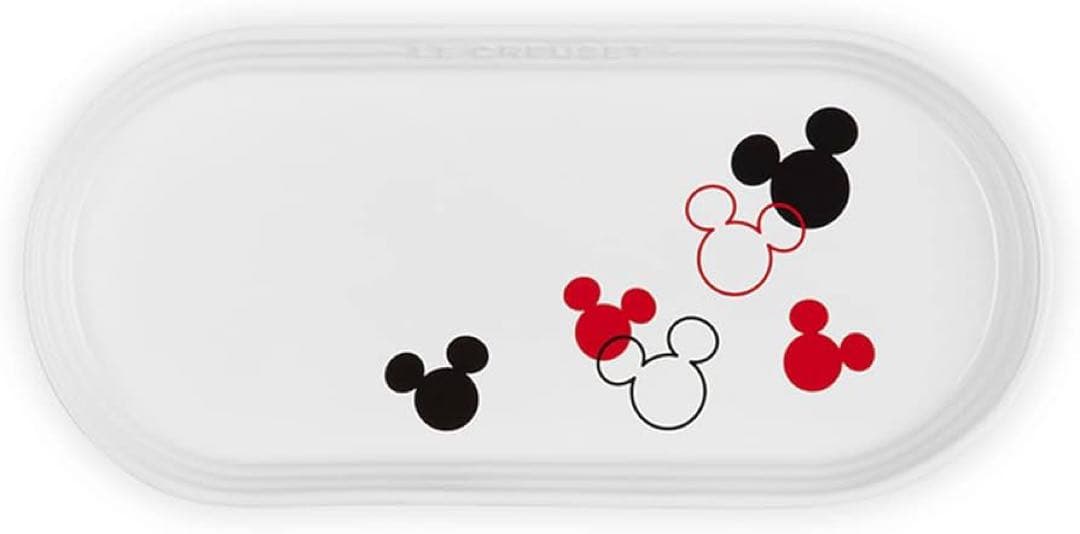 【新品未使用】Le Creuset ミッキーマウス オブロングプレート