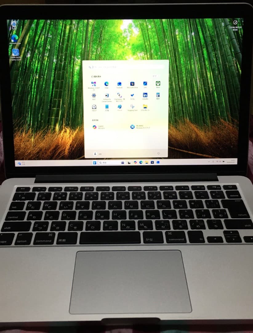 Apple MacBook PRO 2015 250GB WIN11 AC付属