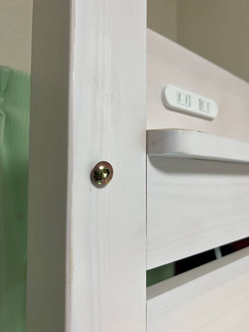 ★売約済★天然木机 宮付き ロフトベッド Hiタイプ