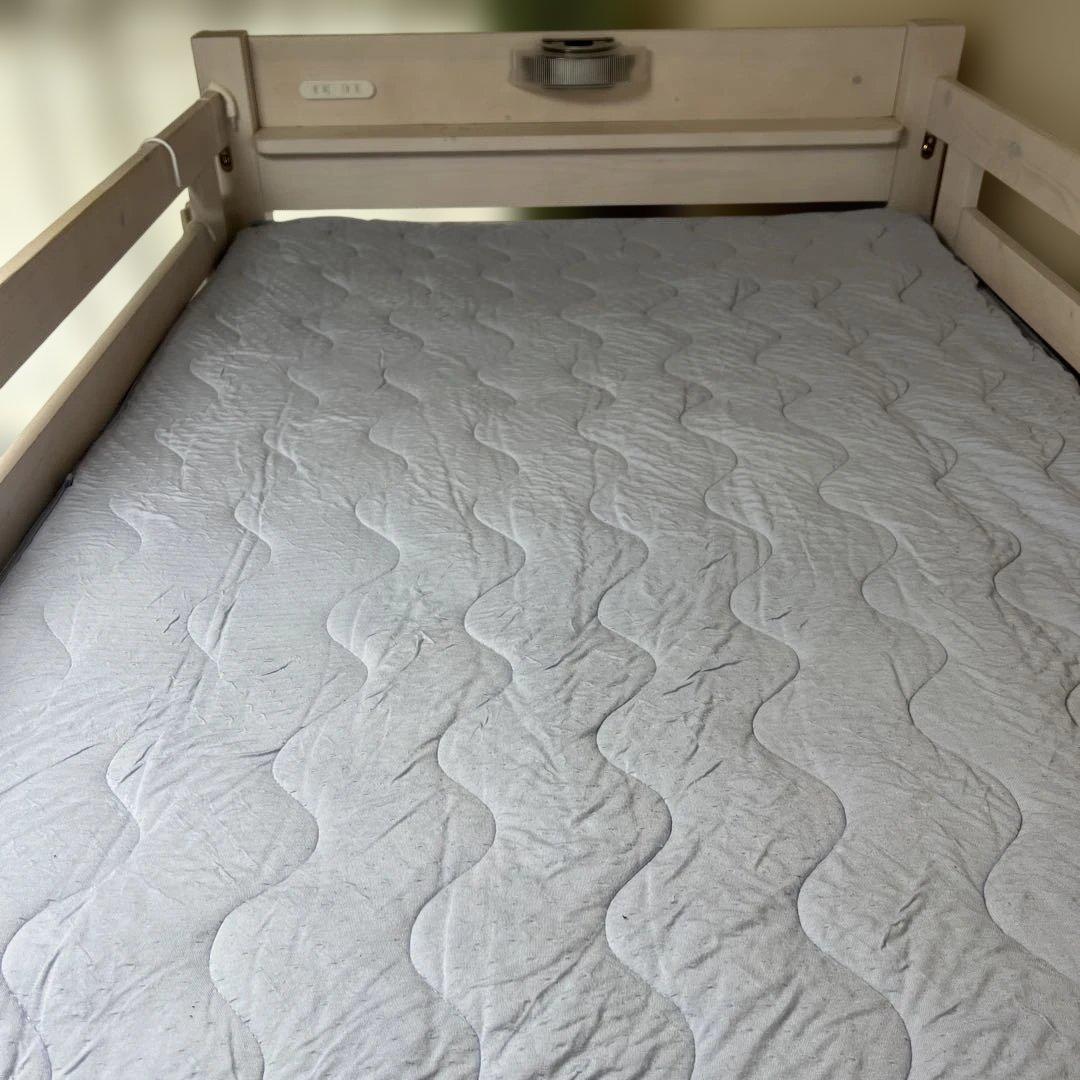 ★売約済★天然木机 宮付き ロフトベッド Hiタイプ