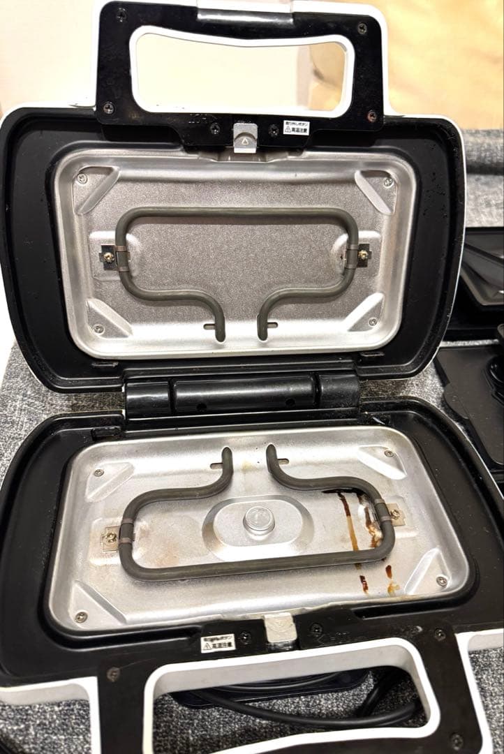 [説明書付]ビタントニオ　ホットサンドベーカーＶＷＨ−４１００−W