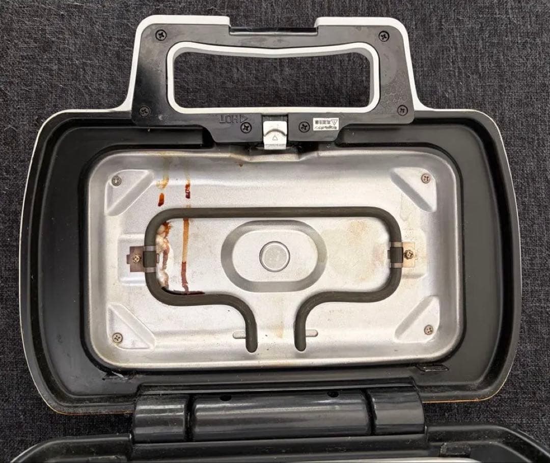 [説明書付]ビタントニオ　ホットサンドベーカーＶＷＨ−４１００−W