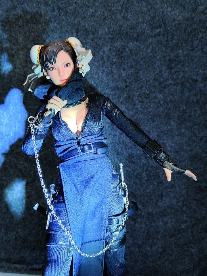 CAPCOM.1/6.春麗.[暗殺者(黒ver)]眼球可動!12/25迄の出品!