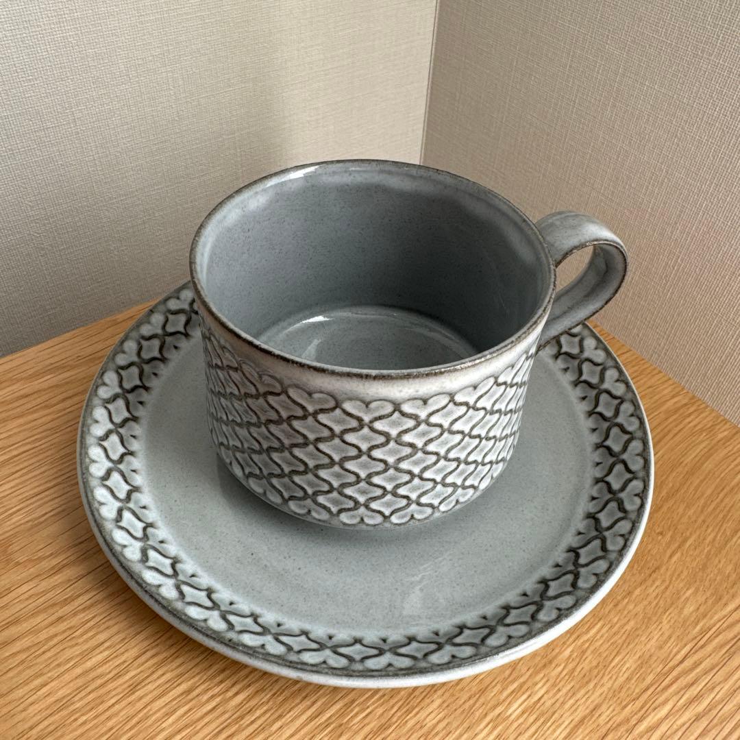 クイストゴー コーディアルCordial/カップ&ソーサー&24cmプレート3点