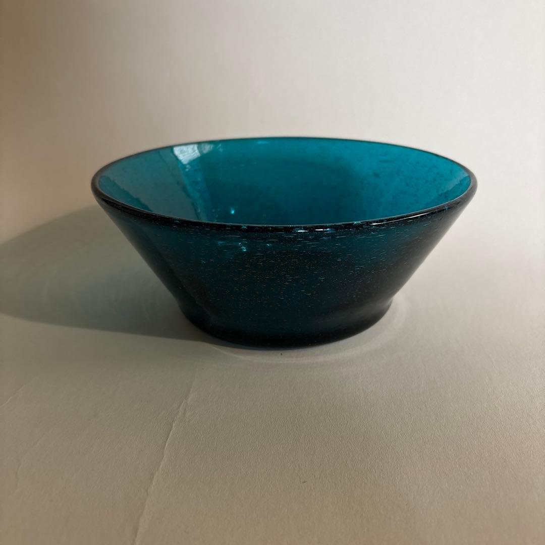 小谷真三　倉敷ガラス　大鉢　サラダボール