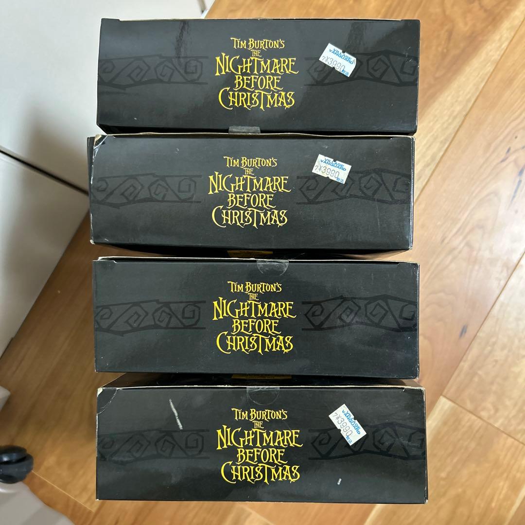 【未開封　4種セット】ナイトメアー・ビフォア・クリスマス 10周年記念フィギュア