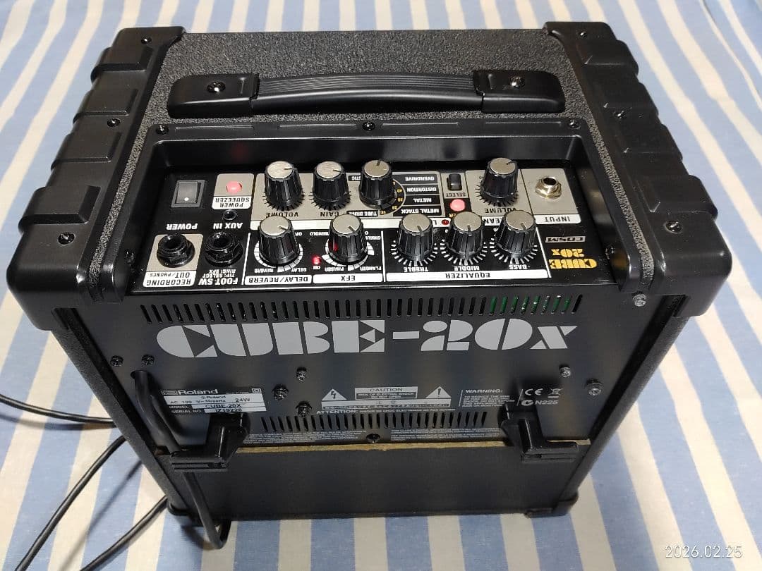 Roland ローランドCUBE 20X ギターアンプ、まずまず美品。