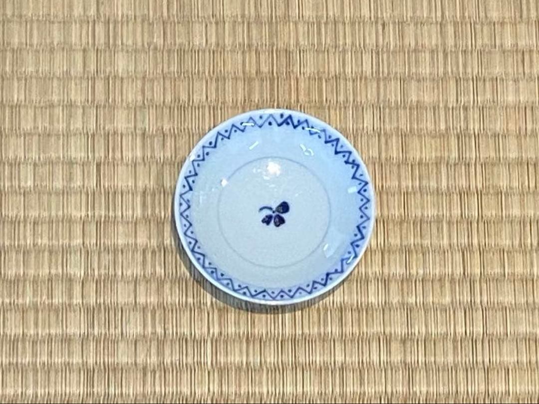 古伊万里 成化年製 染付 唐草花文 蓋付茶碗 14客 向付 懐石料理道具