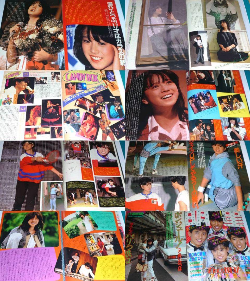 中森明菜　1982年〜1993年 大量　切り抜き　ファイル　2冊　120P