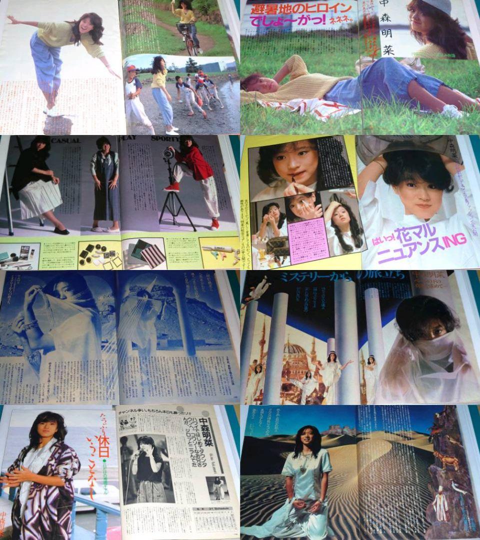 中森明菜　1982年〜1993年 大量　切り抜き　ファイル　2冊　120P