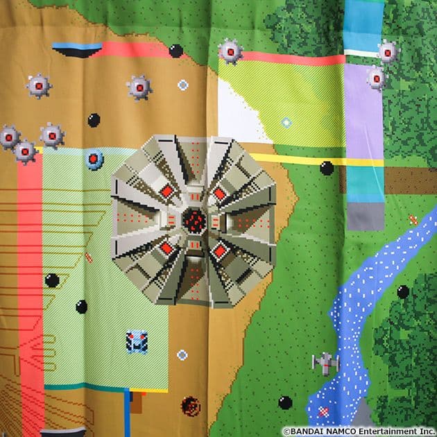 新品未使用　ゼビウス　遮光カーテン　レトロゲーム　　バンダイナムコ