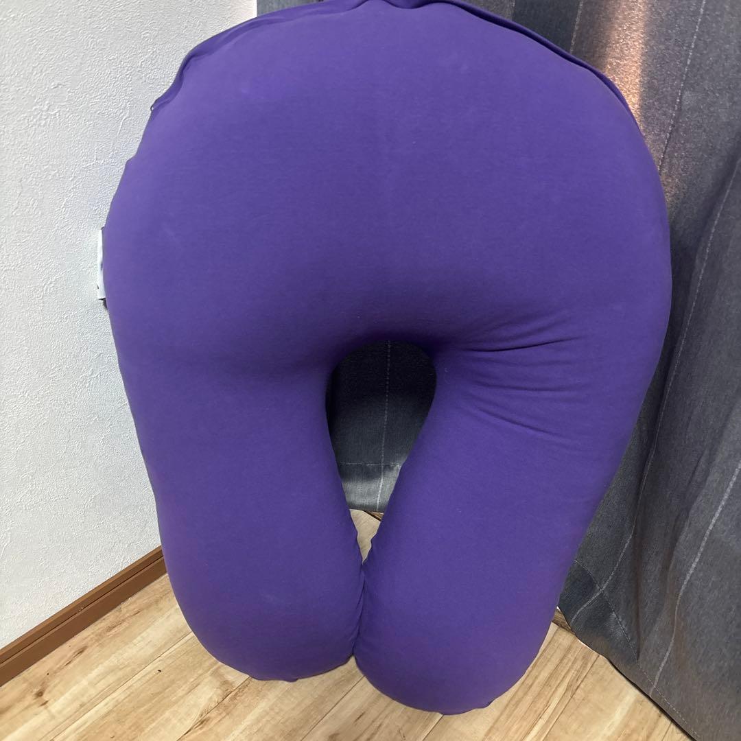 ヨギボー　サポート　パープル　ビーズパンパン入ってます。　美品　最安値