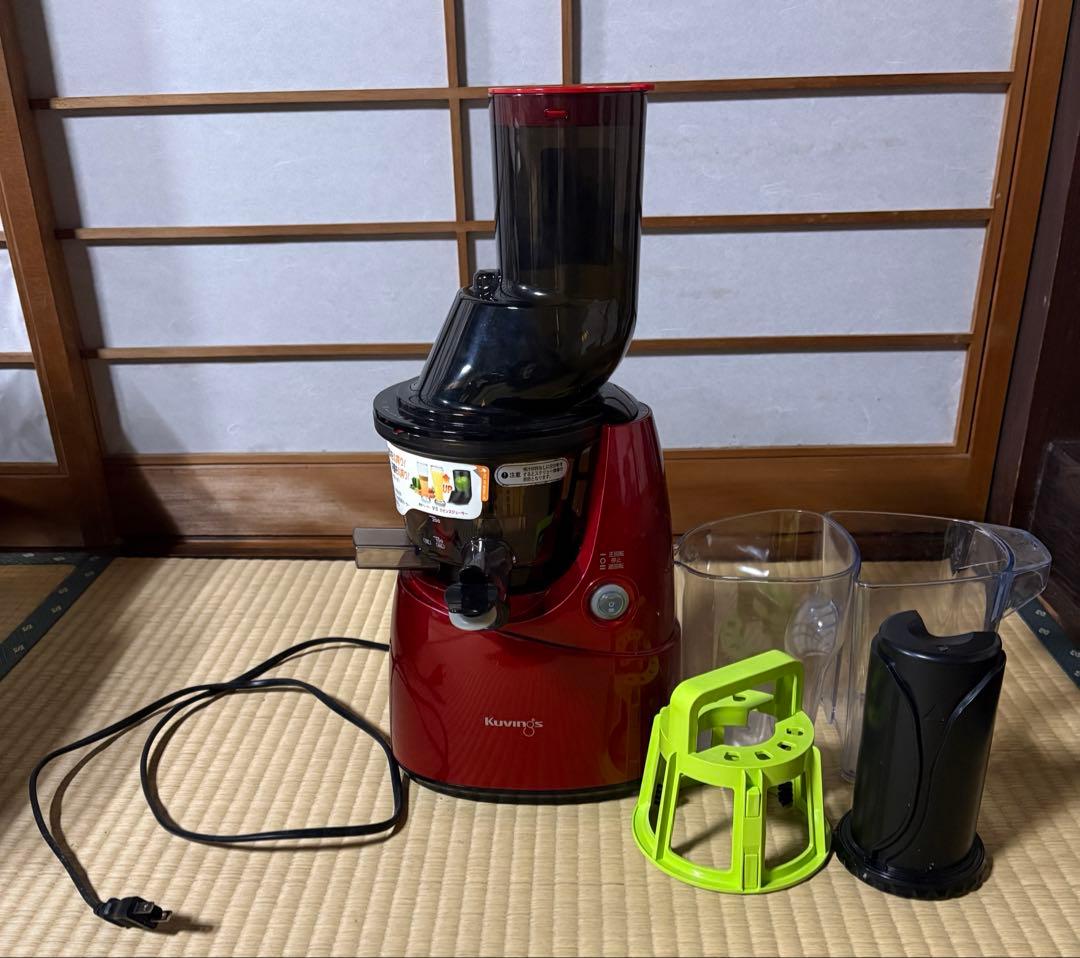 Kuvings （クビンス） ホールスロージューサー JSG-641M レッド