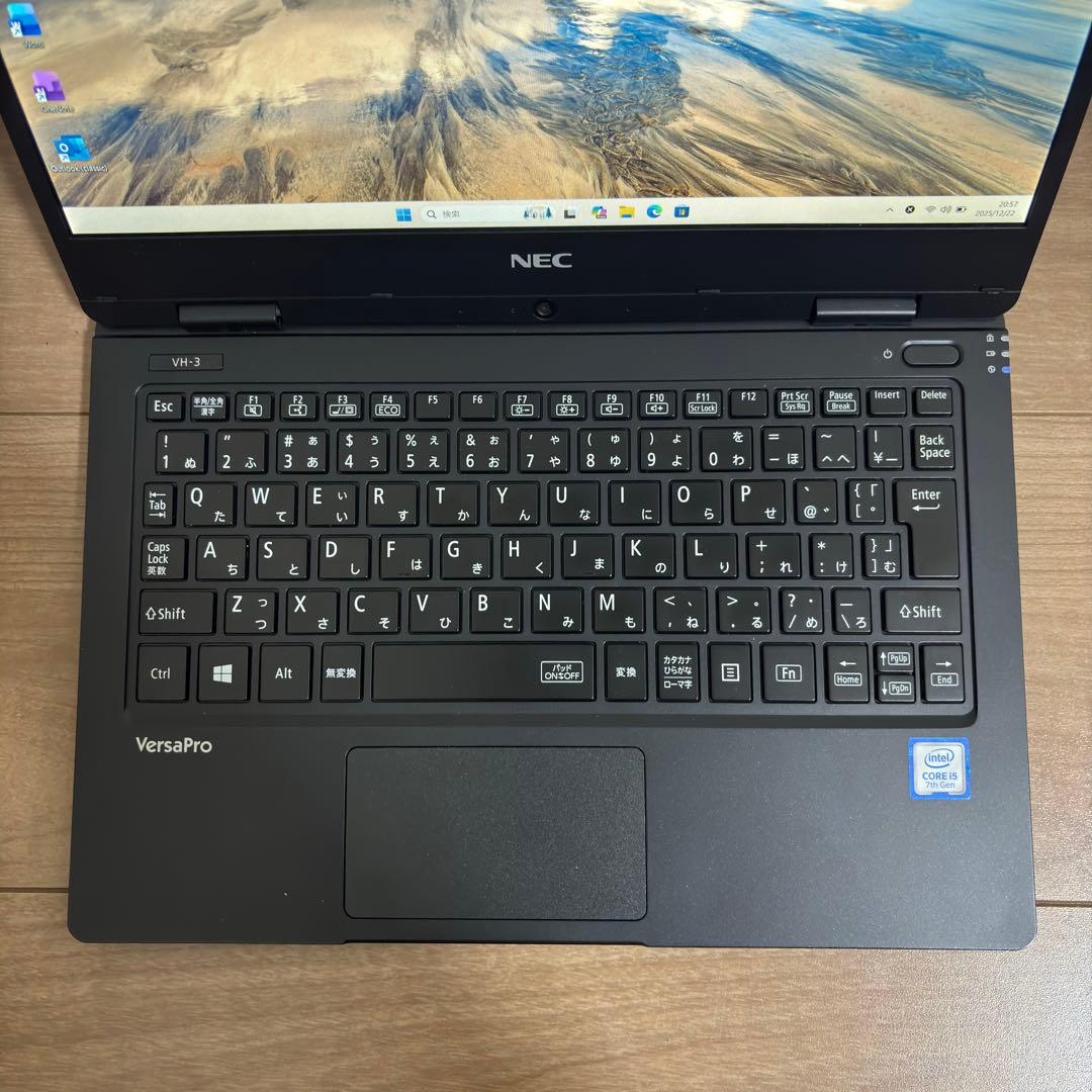 NEC VersaPro ノートパソコン i5第7世代 128GB 8GB