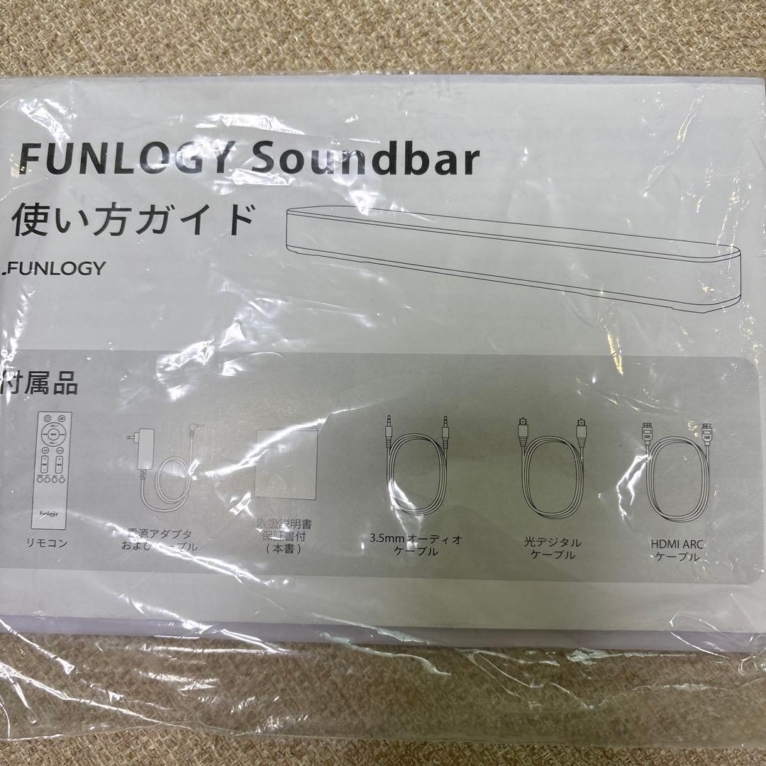 スピーカー・ウーファー Funlogy soundbar