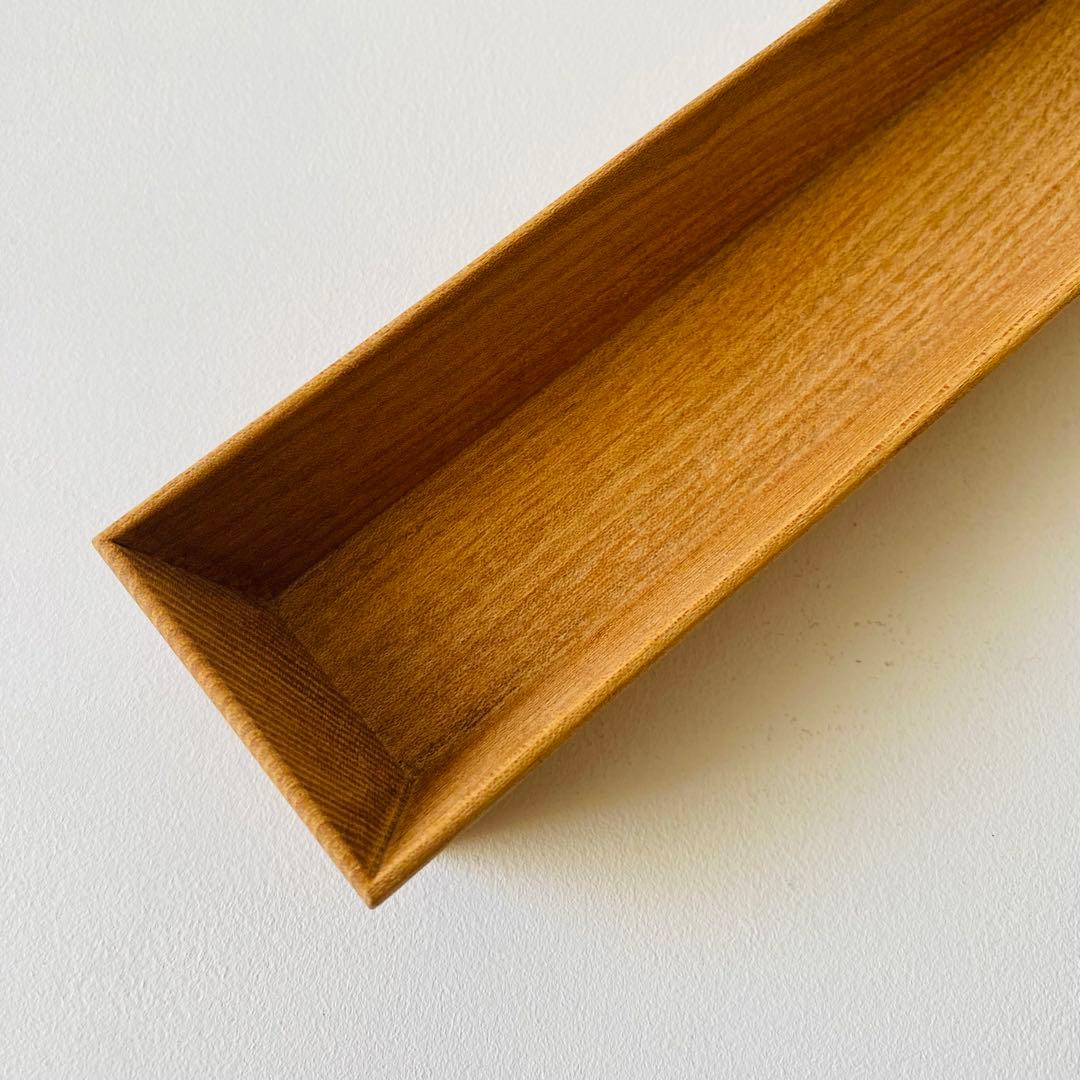 【kippy80です】東屋　箸箱 楡 胡桃油仕上　カトラリーケースあずまや