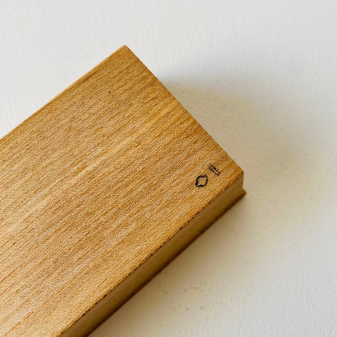 【kippy80です】東屋　箸箱 楡 胡桃油仕上　カトラリーケースあずまや