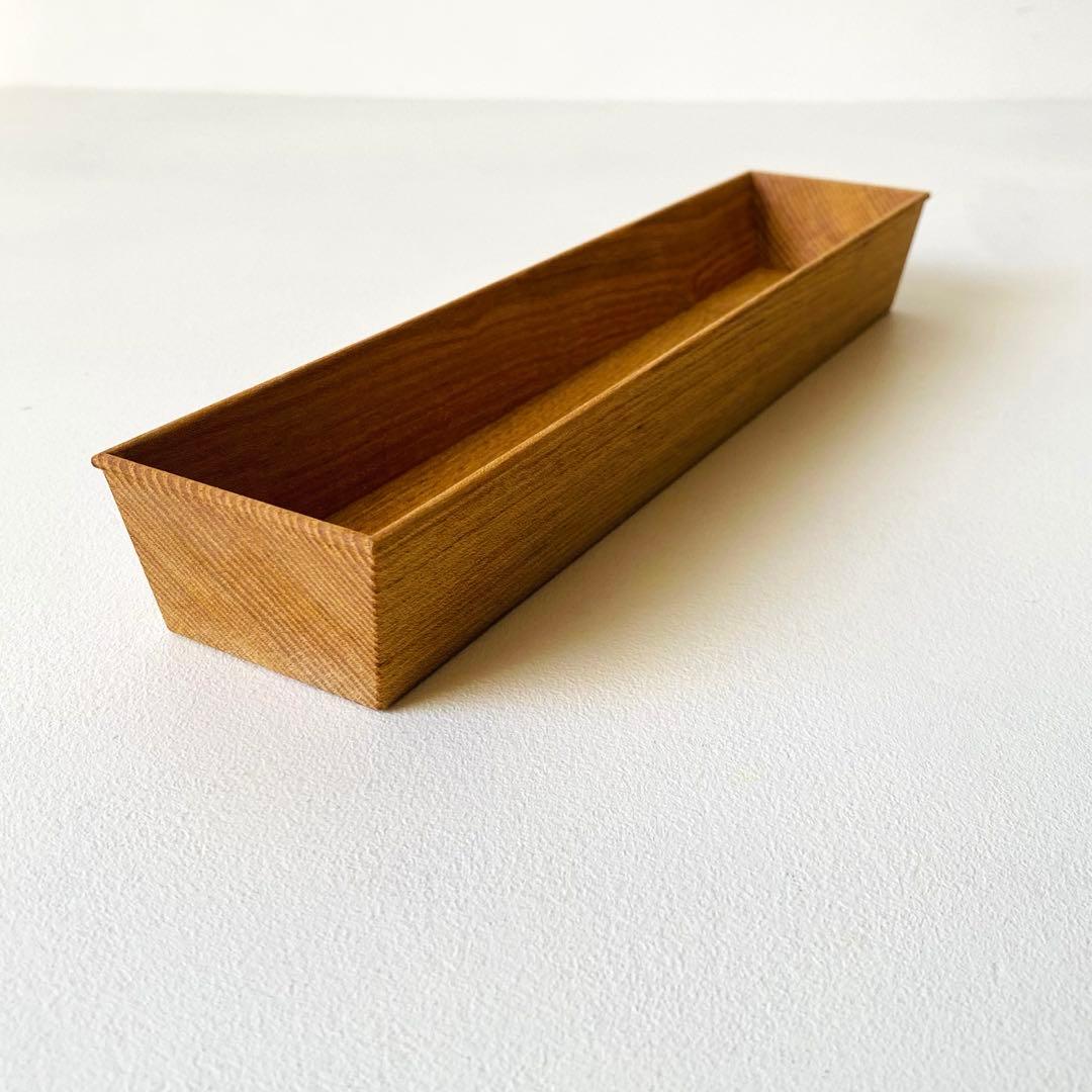 【kippy80です】東屋　箸箱 楡 胡桃油仕上　カトラリーケースあずまや