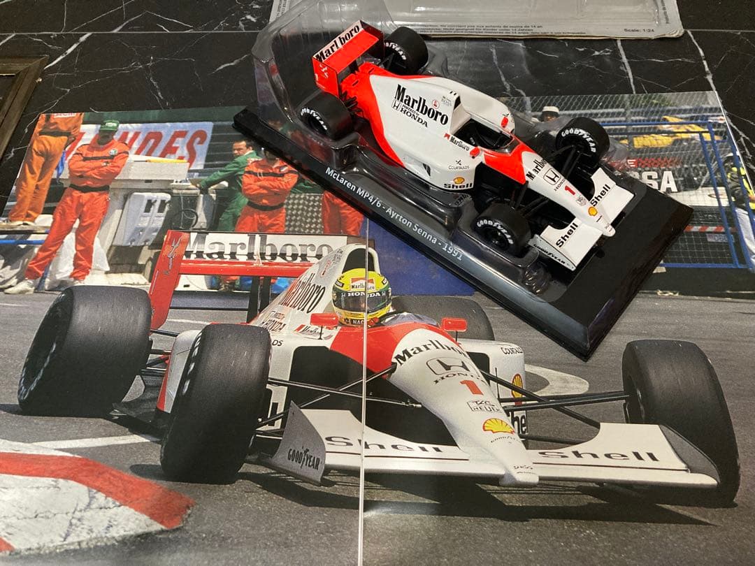 ロータスと2台セット　マルボロ仕様ビッグスケールF1コレクション　マクラーレン