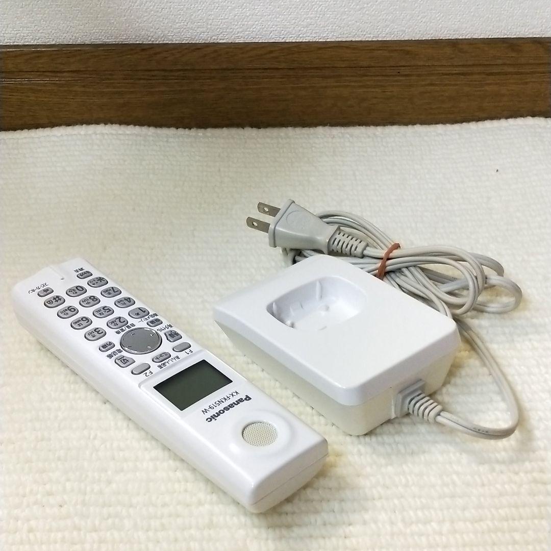 PanasonicパナソニックFAXファックス 電話子機KX-FKN519-W㉜