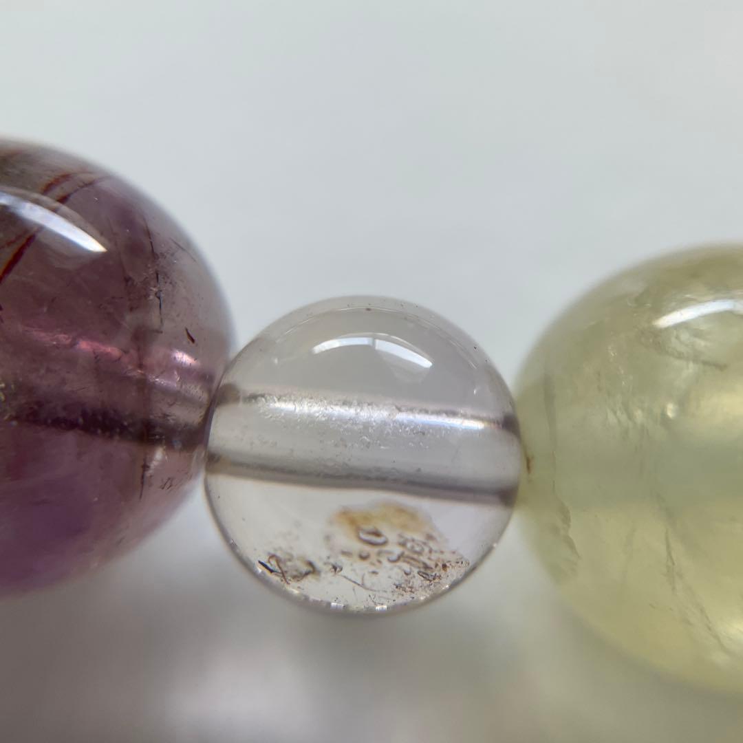 循環設計ブレスレット⌇プレナイトとアメジストの星脈の調律