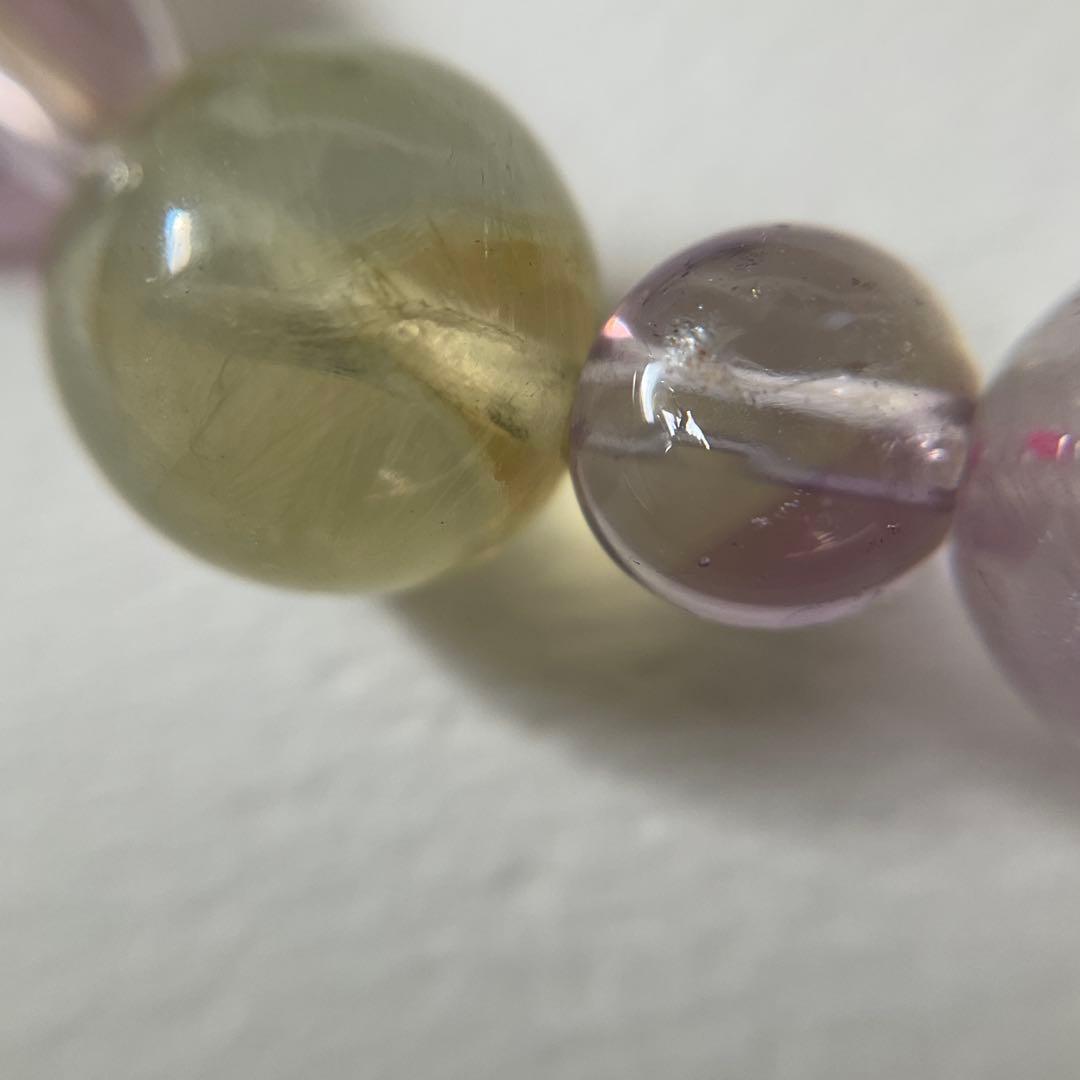 循環設計ブレスレット⌇プレナイトとアメジストの星脈の調律