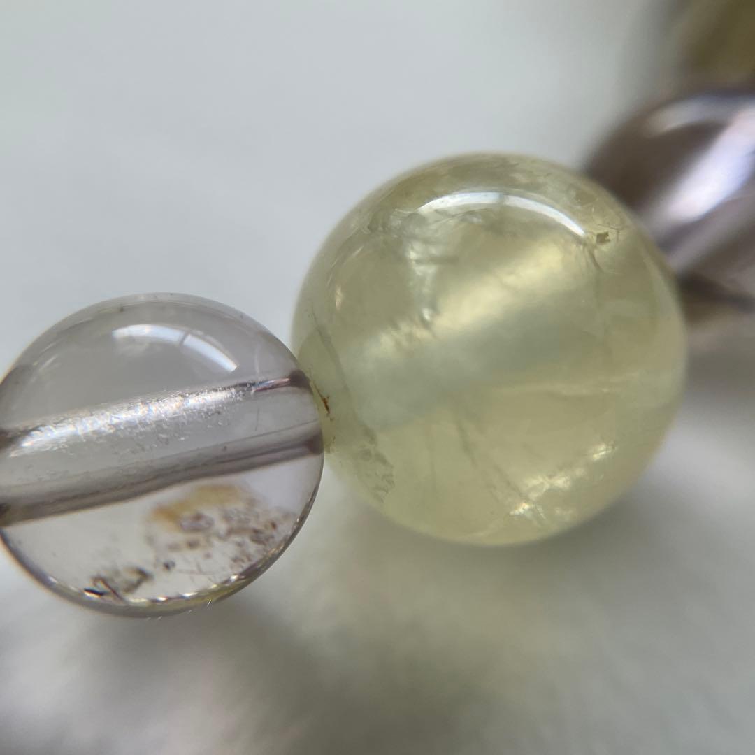 循環設計ブレスレット⌇プレナイトとアメジストの星脈の調律