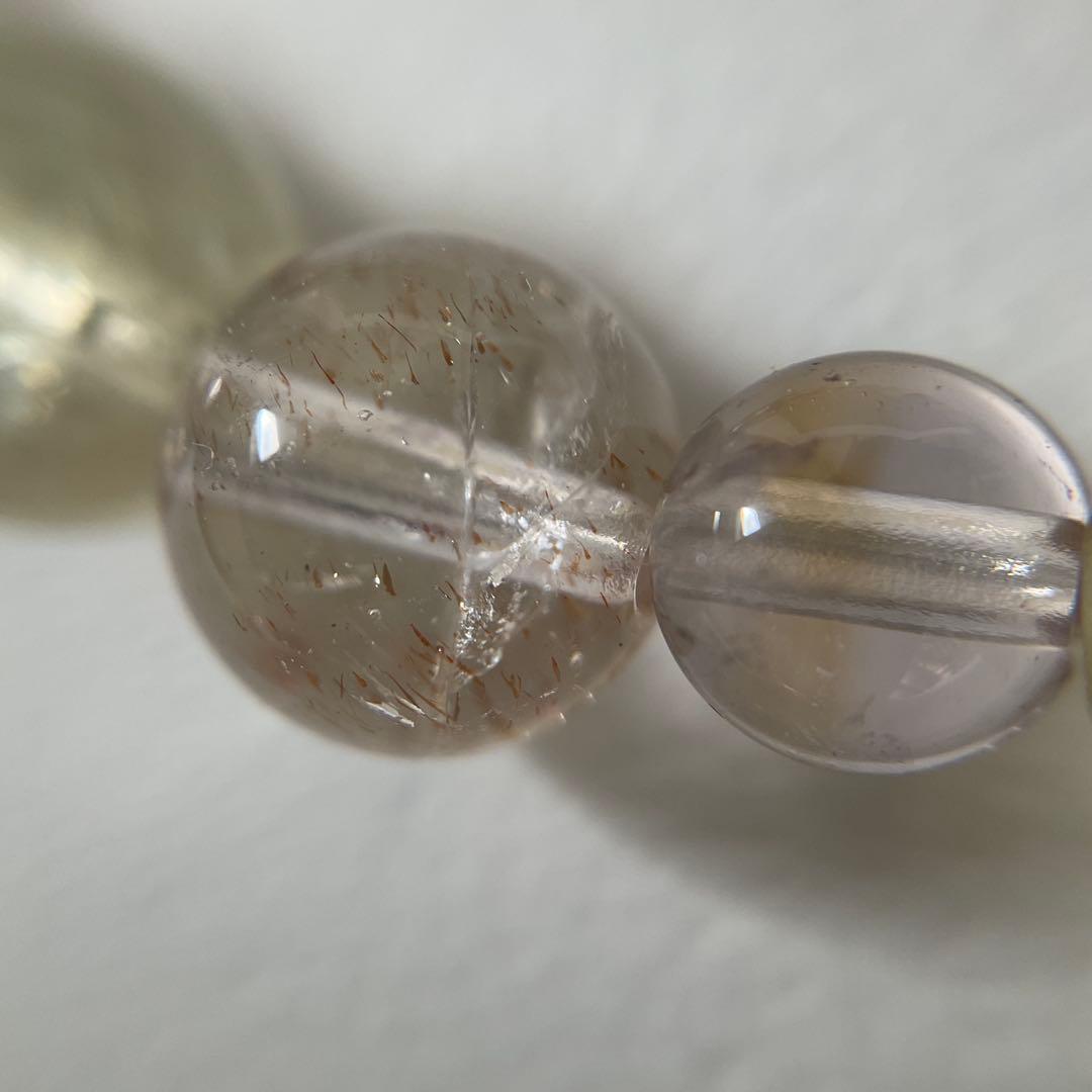 循環設計ブレスレット⌇プレナイトとアメジストの星脈の調律