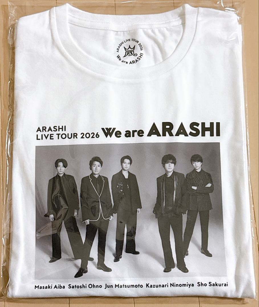 【新品未開封】嵐 We are ARASHI グッズ Tシャツ