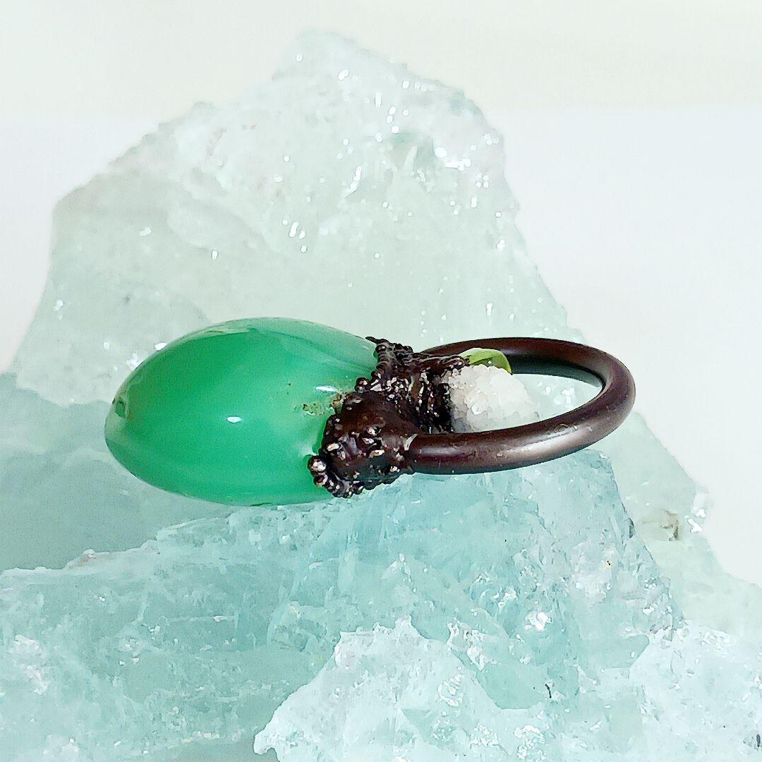 クリソプレーズ ネックレス ⭐️ レア1点物 ハンドメイド