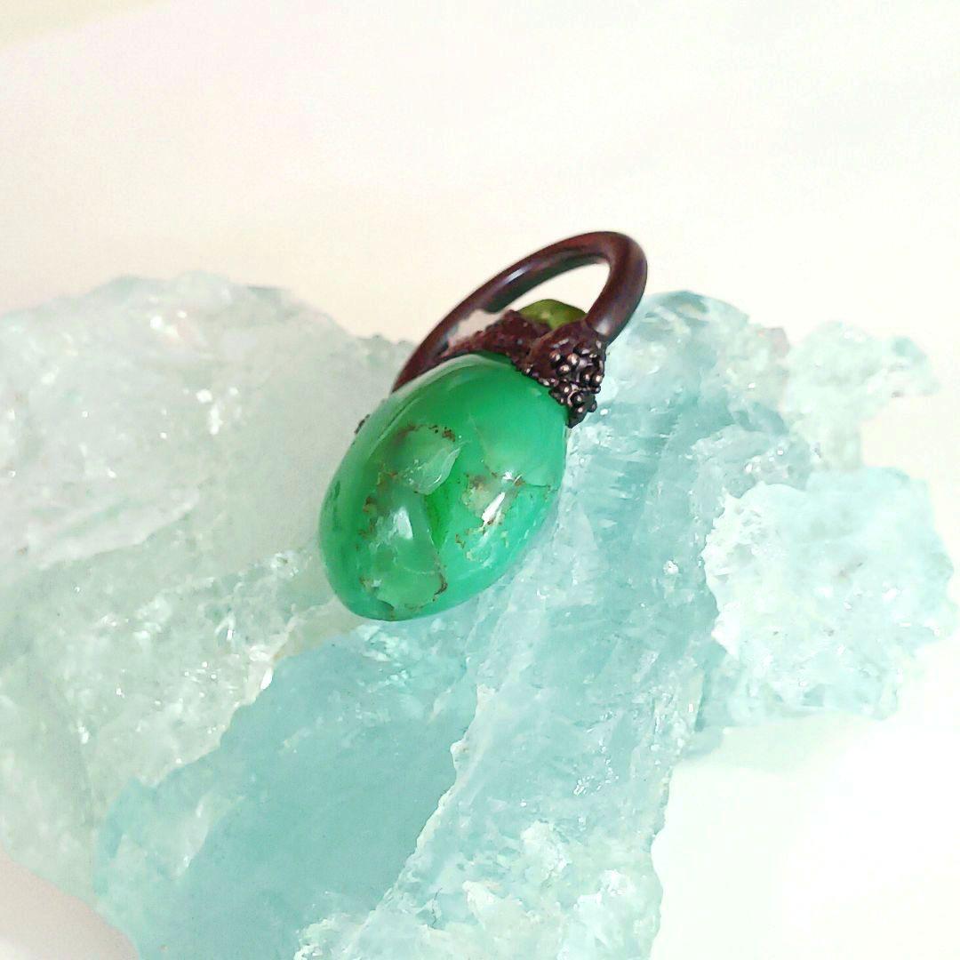 クリソプレーズ ネックレス ⭐️ レア1点物 ハンドメイド