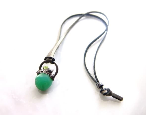 クリソプレーズ ネックレス ⭐️ レア1点物 ハンドメイド