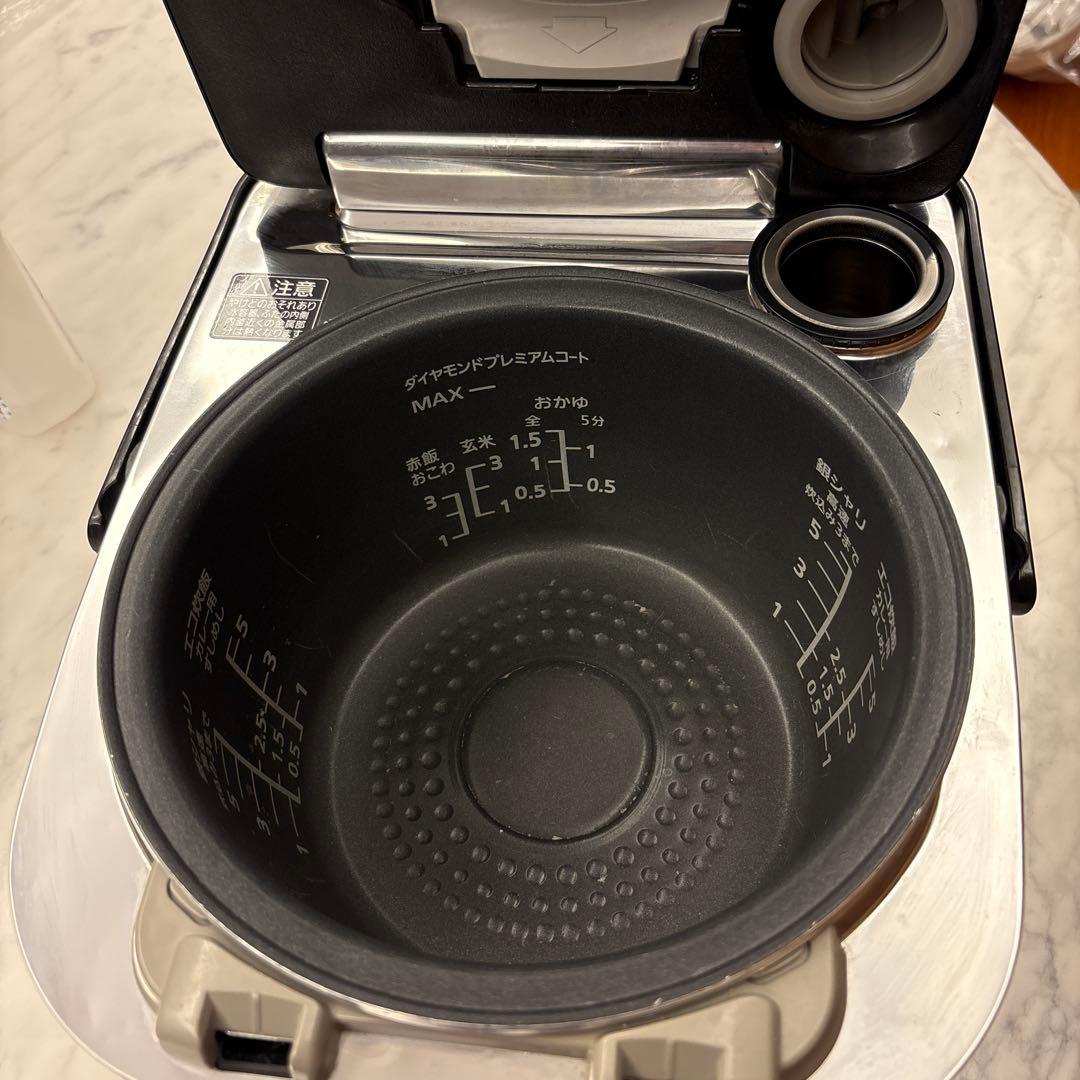 【炊飯器】値下げしました　PANASONIC スチーム&可変圧力IHジャー