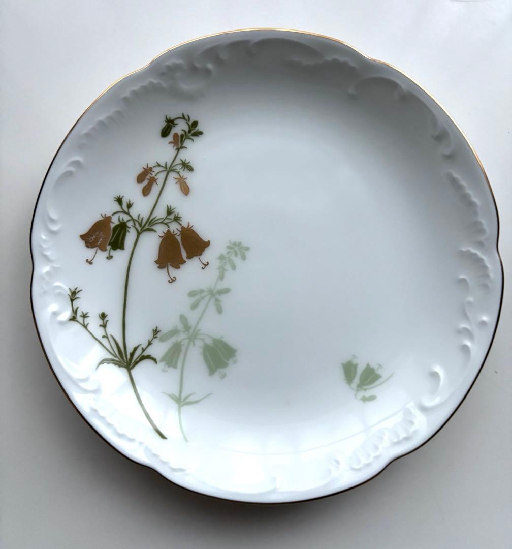 大倉陶園 銘々皿 みやまの花 絵違い 金彩 皿 プレート 5枚組