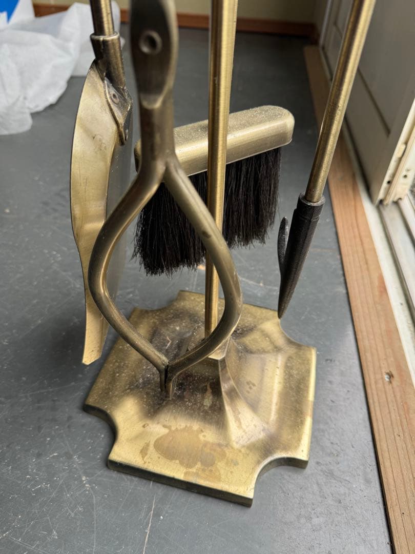 薪ストーブ用ツールスタンド 金属製