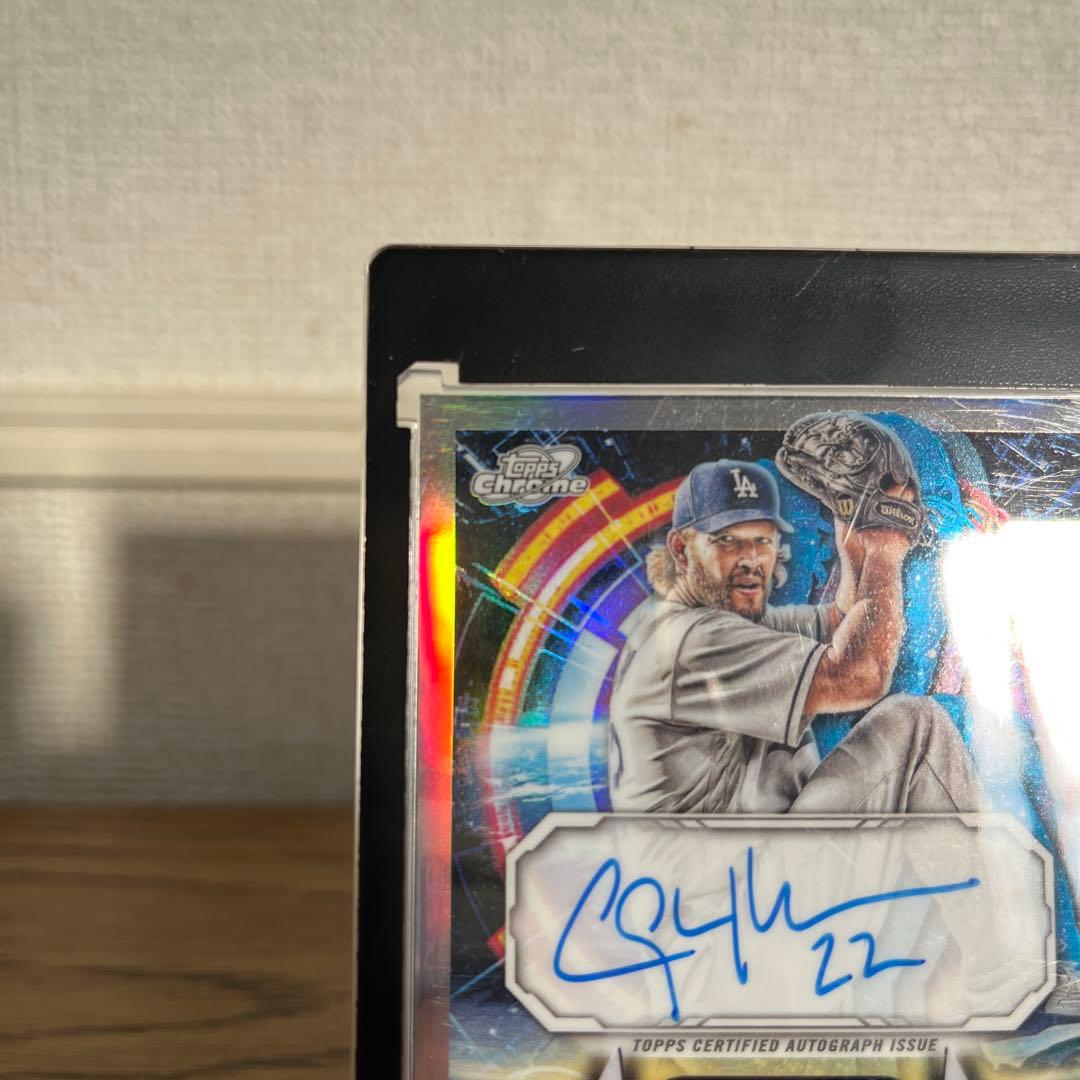 Topps クレイトン カーショー　直書き 背番号インスク入り 直筆サインカード