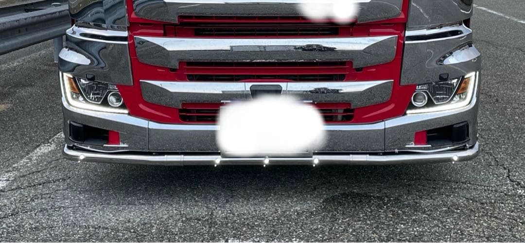 17プロフィア低床　パイプバンパー ガード