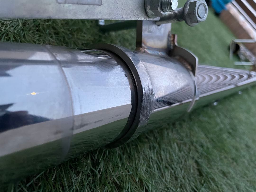 17プロフィア低床　パイプバンパー ガード