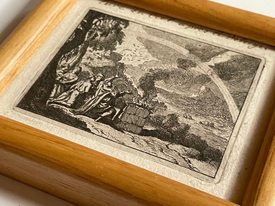 Orley, Richard van創世記　ノアの方舟　挿絵　ノアの捧げ物の風景