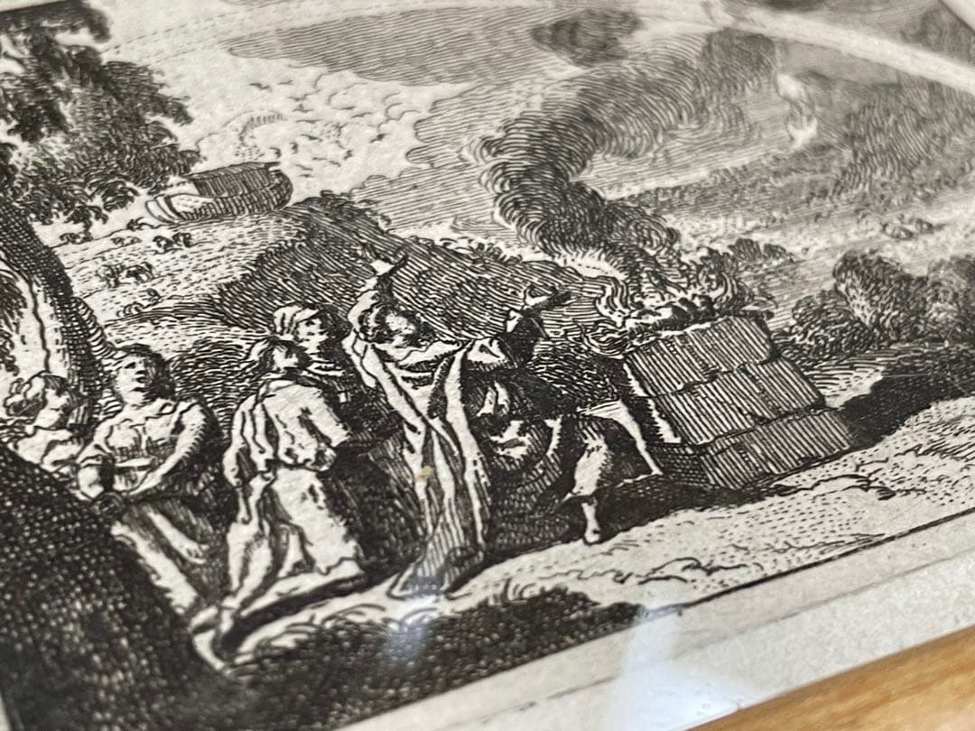 Orley, Richard van創世記　ノアの方舟　挿絵　ノアの捧げ物の風景