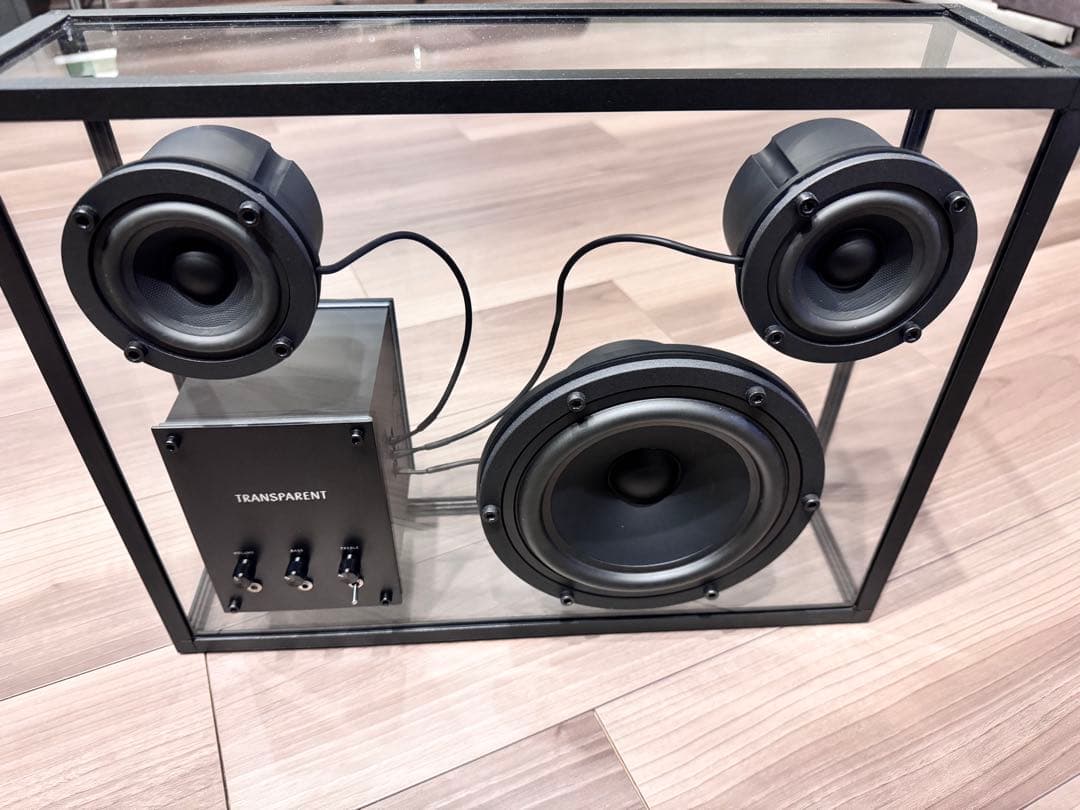 TRANSPARENT SPEAKER ブラックコード