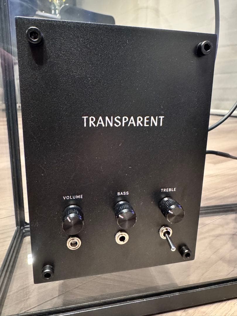 TRANSPARENT SPEAKER ブラックコード