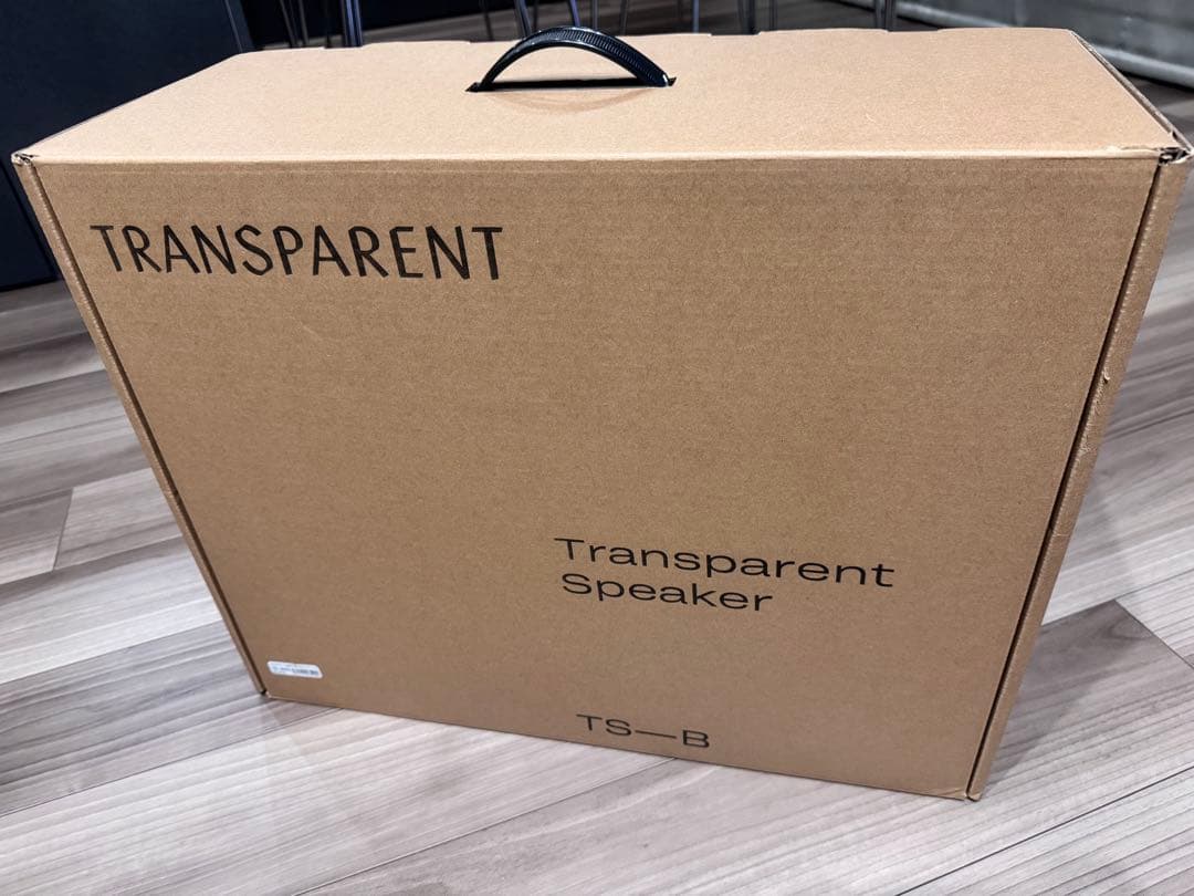 TRANSPARENT SPEAKER ブラックコード