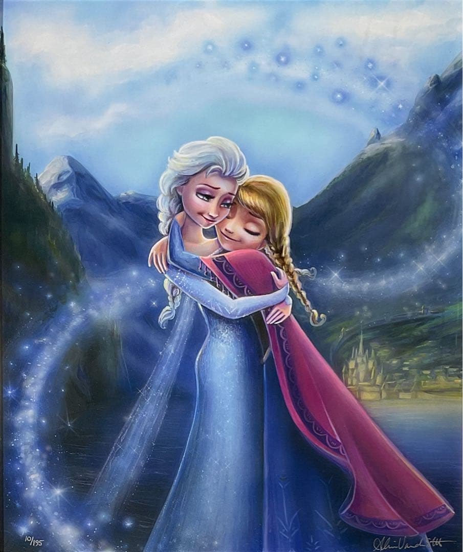 【アナと雪の女王】Vanderstelt ジクレ版画ディズニー証明書付き
