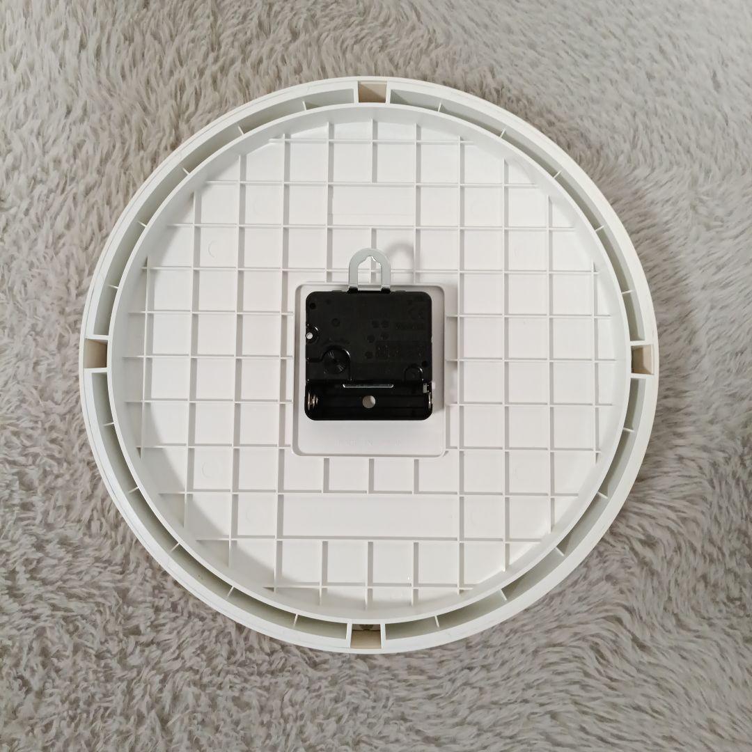 壁掛け時計　ルボア　Le bois　ホワイト