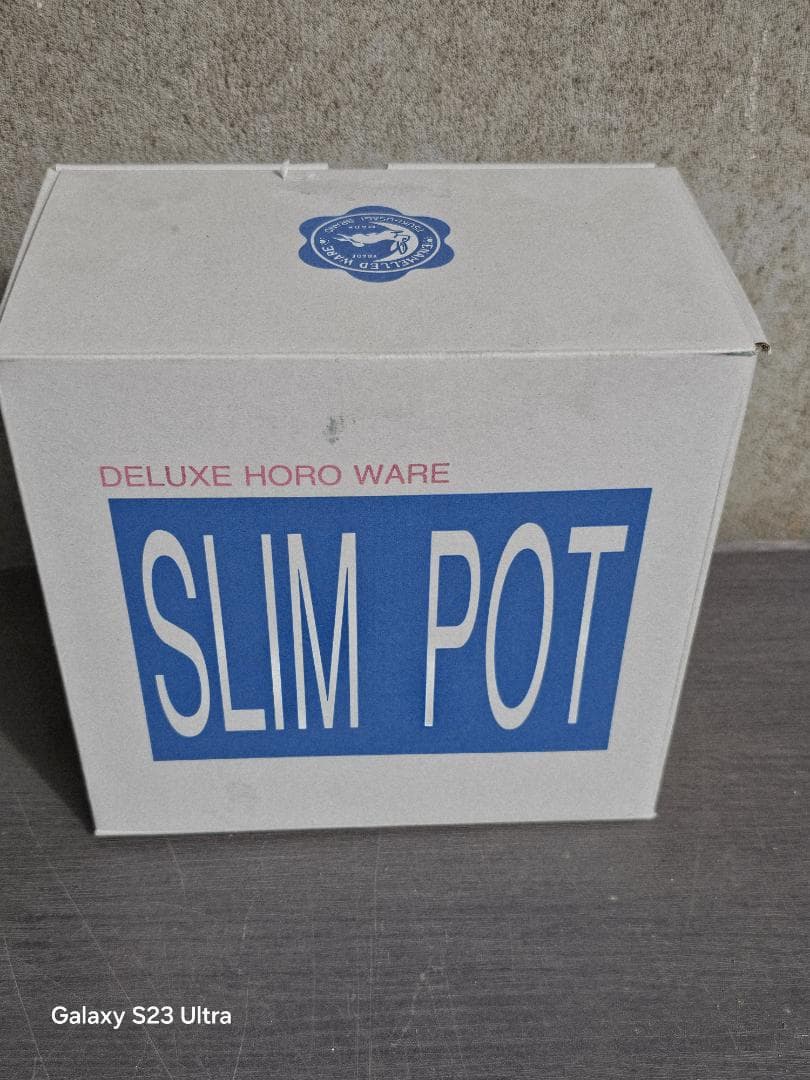 値下げ↘️月兎 　赤　ホーロースリムポット 1.2L レッド　未使用品