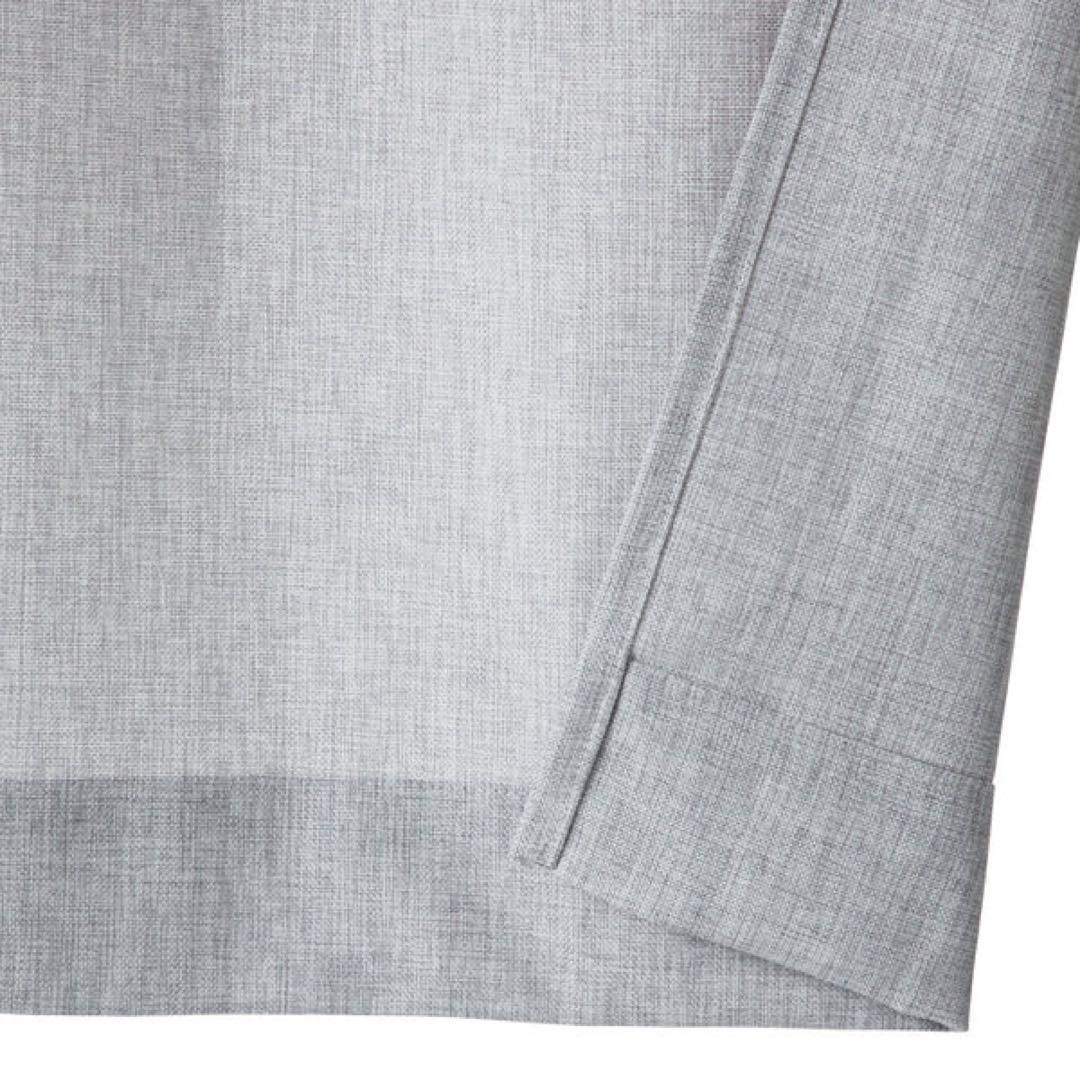 フランフラン　ラメ カーテン　ライトグレー　2枚