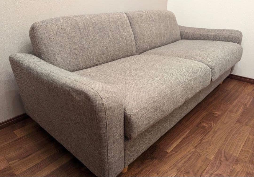 グレー ファブリック ソファベッド　unico CORCA(コルカ)