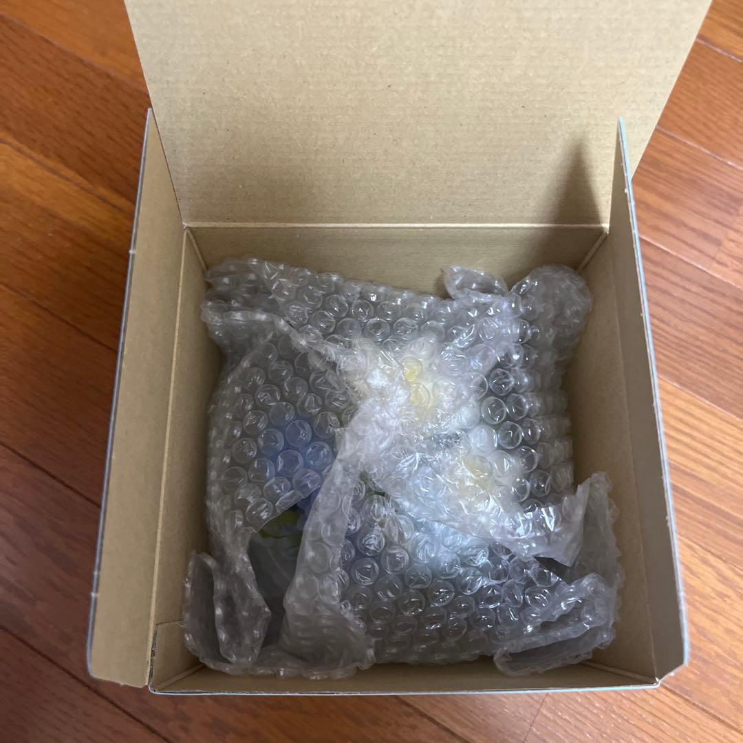 Belles Fleurs ガラスドームL プリザーブドフラワーアレンジ ブルー