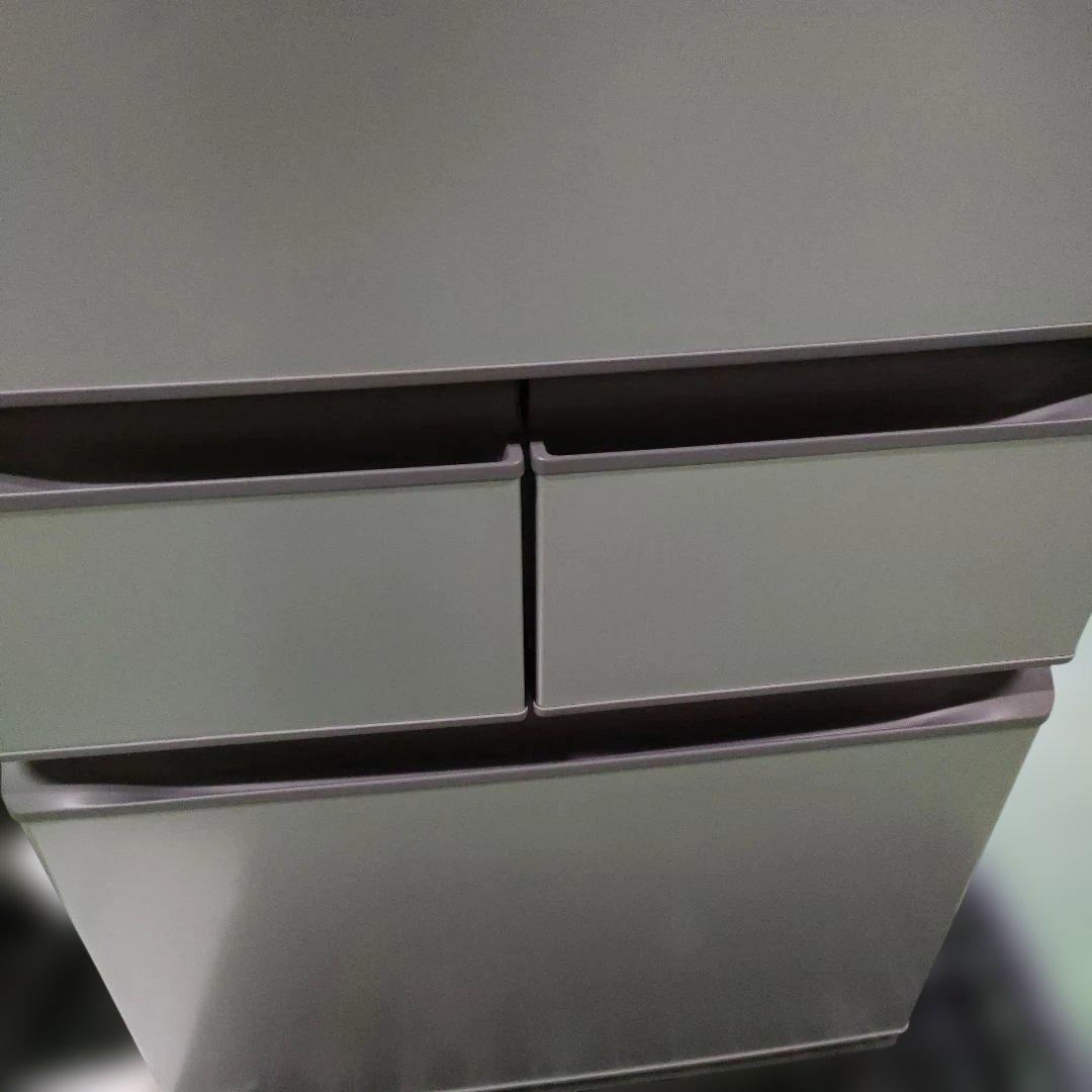 455L 5ドア冷蔵庫（カームマットシルバー）SJ-XW46P-S　シャープ